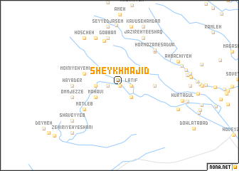 map of Sheykh Majīd