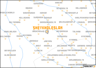 map of Sheykh ol Eslām
