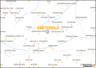 map of Sheykhsīlū