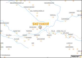 map of Sheykh Vīr