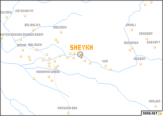 map of Sheykh