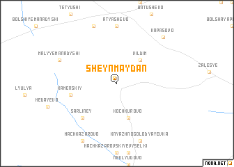 map of Sheyn-Maydan