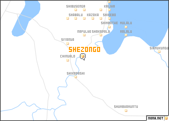 map of Shezongo