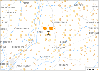 map of Shībah