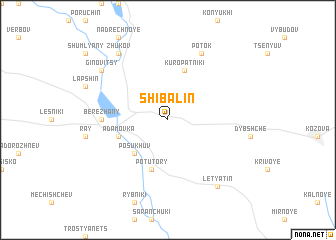 map of Shibalin