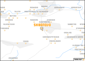 map of Shibanovo