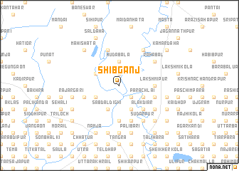 map of Shibganj