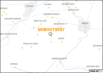 map of Shibik Vtoroy