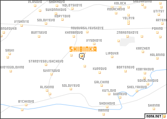 map of Shibinka