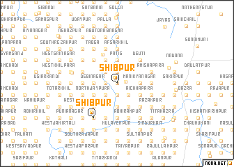 map of Shibpur