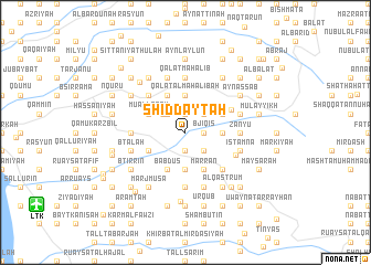 map of Shiddaytah