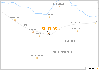 map of Shields