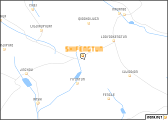 map of Shifengtun