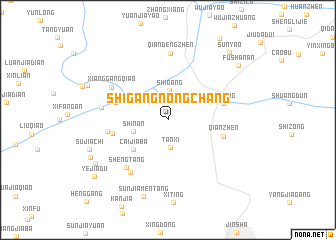 map of Shigangnongchang