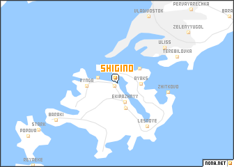map of Shigino