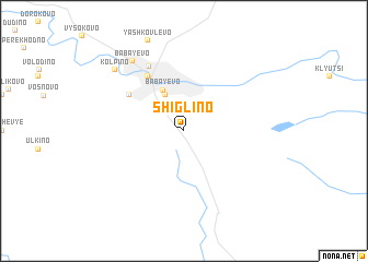 map of Shiglino