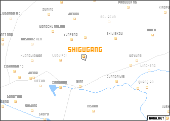 map of Shigugang
