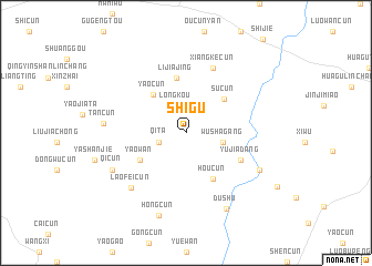 map of Shigu