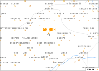 map of Shīḩah