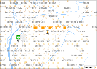 map of Shih-chien-hsin-ts\