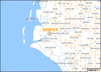 map of Shih-fen