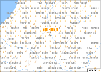 map of Shih-hen