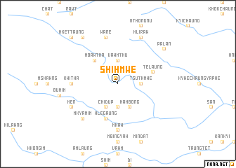 map of Shihmwe