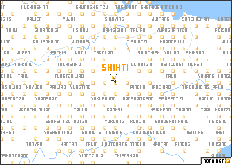 map of Shih-ti