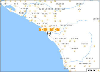 map of Shih-wen-hsi