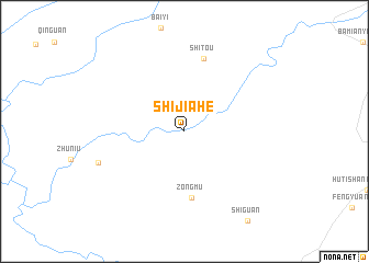 map of Shijiahe
