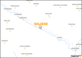 map of Shijiehe