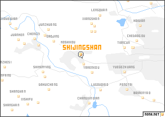 map of Shijingshan