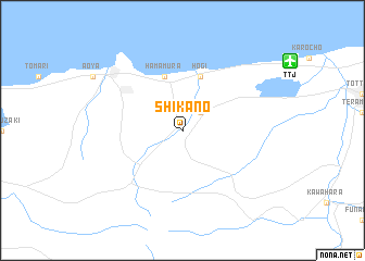 map of Shikano