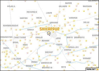 map of Shikārpur