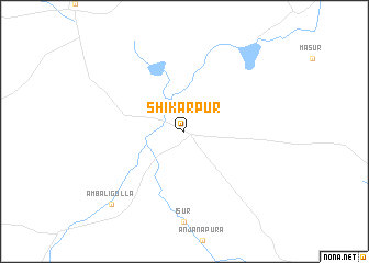 map of Shikārpur