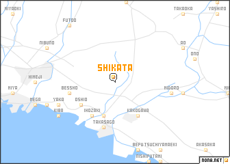 map of Shikata