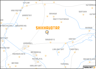 map of Shikhau-Otar