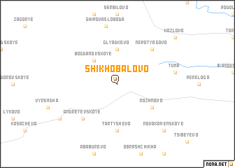 map of Shikhobalovo
