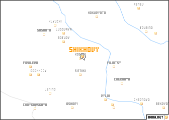 map of Shikhovy