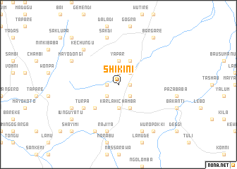 map of Shikini