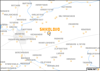 map of Shikolovo