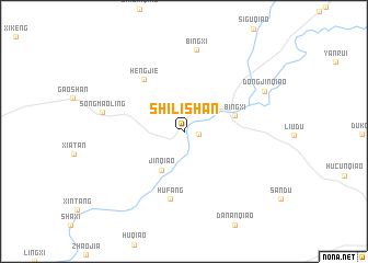 map of Shilishan