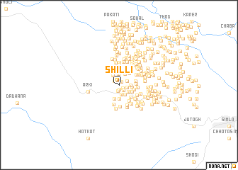 map of Shilli