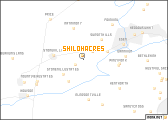 map of Shiloh Acres