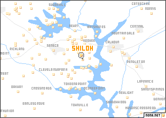 map of Shiloh