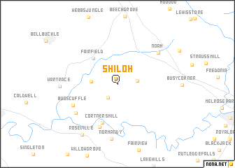 map of Shiloh