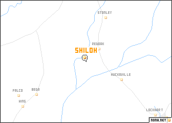 map of Shiloh