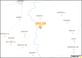 map of Shiloh