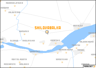 map of Shilova Balka