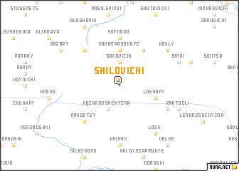 map of Shilovichi